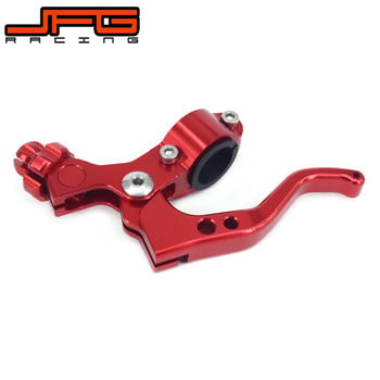 Billet CNC Pivot Short Adjustable Stunt Clutch Lever със скоби специално за KTM HONDA YAMAHA SUZUKI KAWASAKI Dirt Bike