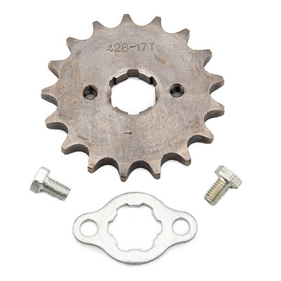 Predný motor 428# 10T 11T 12T 13T 14T 15T 16T 17T 18T 19T Zuby 20 mm reťazové ozubené koleso s poistnou doskou