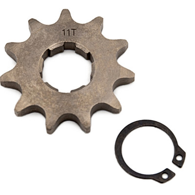 Predný motor 428# 10T 11T 12T 13T 14T 15T 16T 17T 18T 19T Zuby 20 mm reťazové ozubené koleso s poistnou doskou