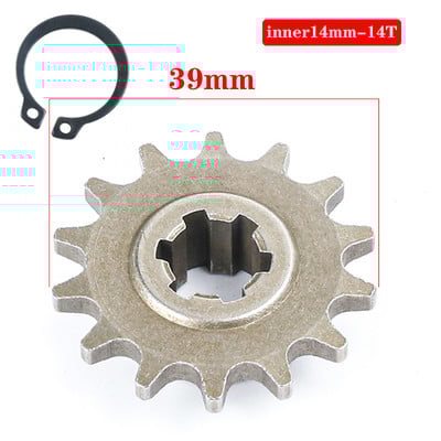 49cc 43cc T8f Tooth Pinion Gyermek ATV láncok Mini Dirt Pit Bike 11 13 14 17 20 Tooth 2 ütemű kerékpár Moto Pocket kerékpár lánckerék