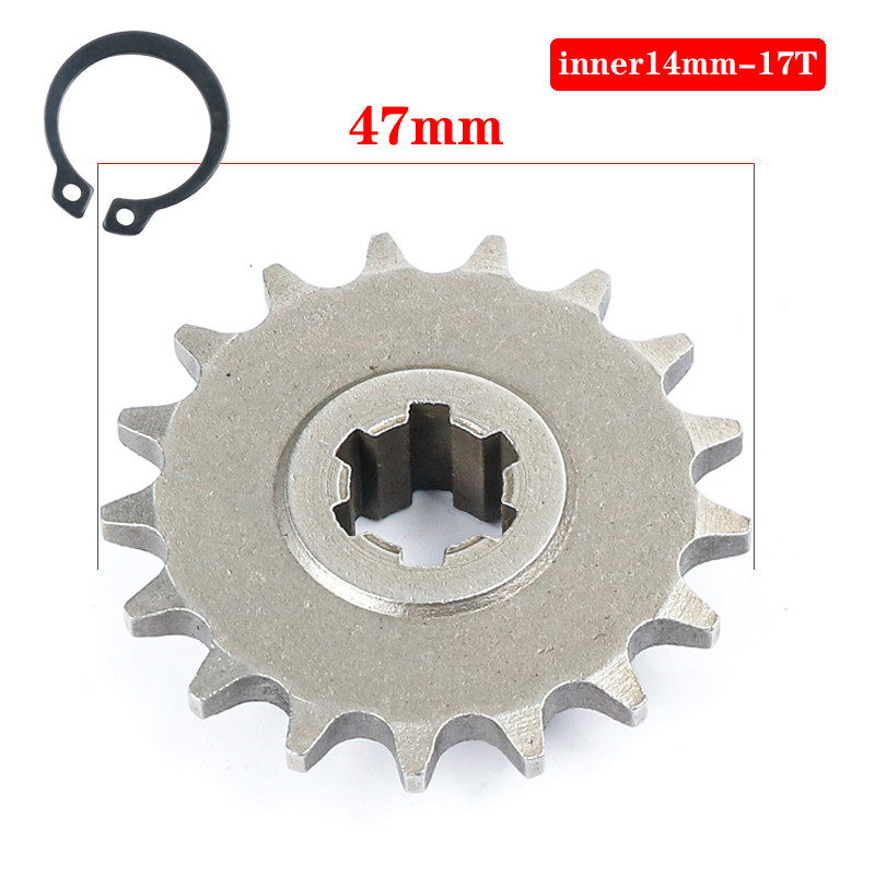 49cc 43cc T8f Tooth Pinion Gyermek ATV láncok Mini Dirt Pit Bike 11 13 14 17 20 Tooth 2 ütemű kerékpár Moto Pocket kerékpár lánckerék