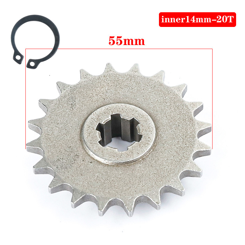 49cc 43cc T8f Tooth Pinion Gyermek ATV láncok Mini Dirt Pit Bike 11 13 14 17 20 Tooth 2 ütemű kerékpár Moto Pocket kerékpár lánckerék