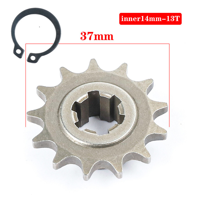 49cc 43cc T8f Tooth Pinion Gyermek ATV láncok Mini Dirt Pit Bike 11 13 14 17 20 Tooth 2 ütemű kerékpár Moto Pocket kerékpár lánckerék