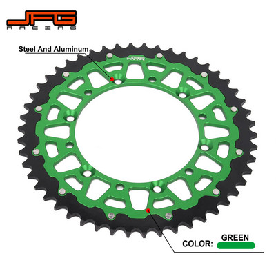 42T 48T 49T 50T 51T Задно верижно зъбно колело за KAWASAKI KDX200 KDX250 KLX250 KLX300R KLX450R KLX650 KX125 KX250 KX250F KX450F KX500