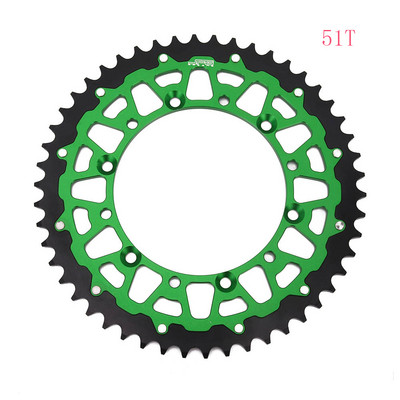 42T 48T 49T 50T 51T hátsó lánc lánckerék KAWASAKI KDX200 KDX250 KLX250 KLX300R KLX450R KLX650 KX125 KX250 KX250F KX450F KX50 típushoz