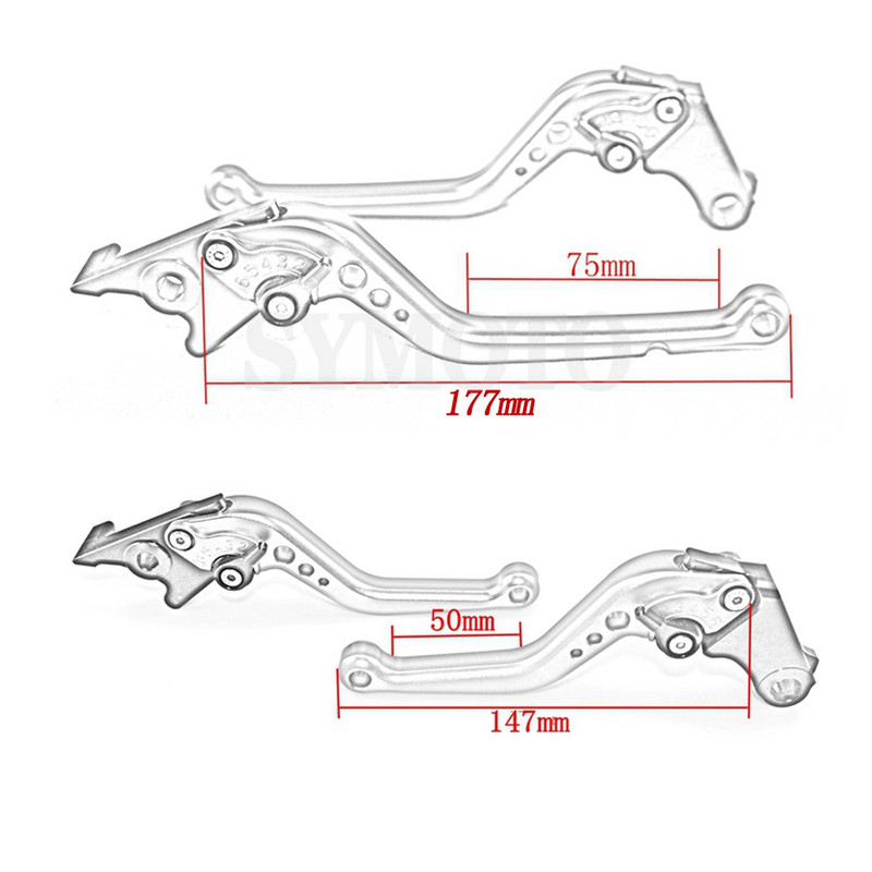 Nastaviteľné krátke a dlhé CNC brzdové spojkové páky pre motocykle Kawasaki VERSYS 650 650cc 2009 10 11 12 13 2014 NINJA 400R 2011