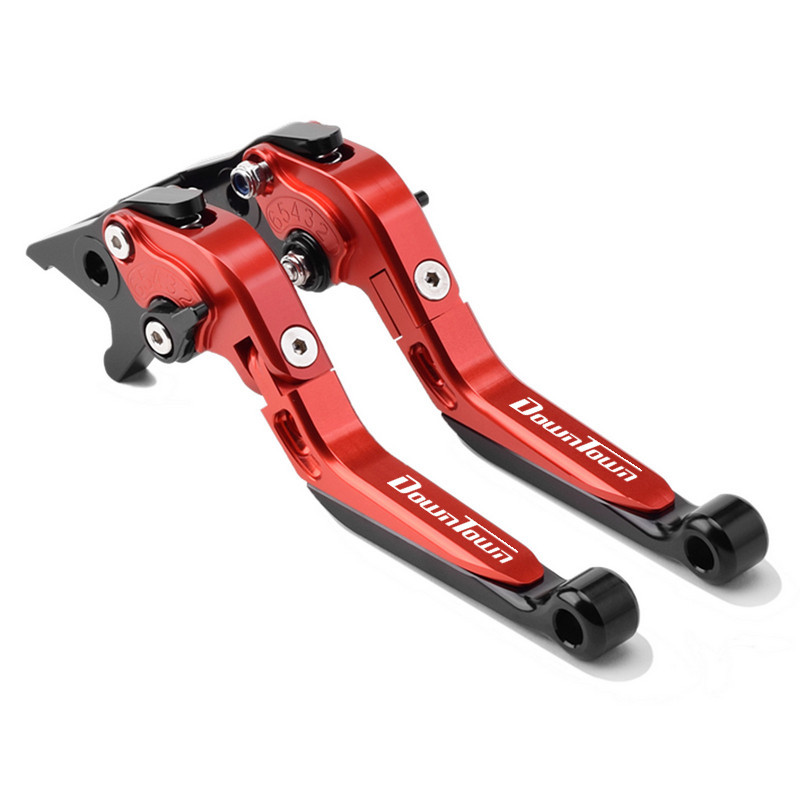 Motocyklové príslušenstvo Skladacie výsuvné ľavo-pravé brzdové páky spojky z hliníka pre KYMCO Downtown 125 200i 250i 300i 350i DT