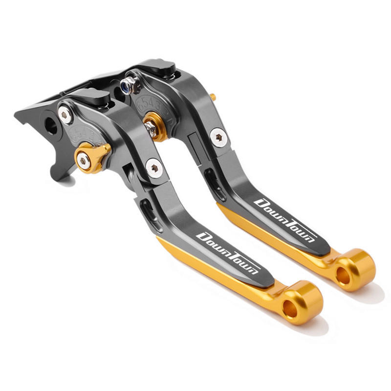 Motocyklové príslušenstvo Skladacie výsuvné ľavo-pravé brzdové páky spojky z hliníka pre KYMCO Downtown 125 200i 250i 300i 350i DT