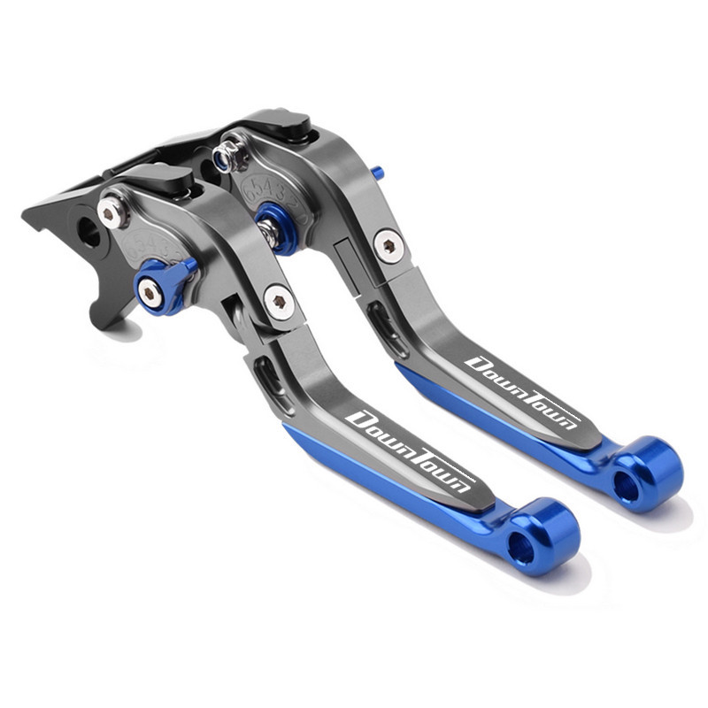 Motocyklové príslušenstvo Skladacie výsuvné ľavo-pravé brzdové páky spojky z hliníka pre KYMCO Downtown 125 200i 250i 300i 350i DT
