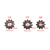 10 11 Dinți 10T 11T 25H Oval 10MM Razor EVO IZIP Pinion 500W 800W 1000W Motor scuter