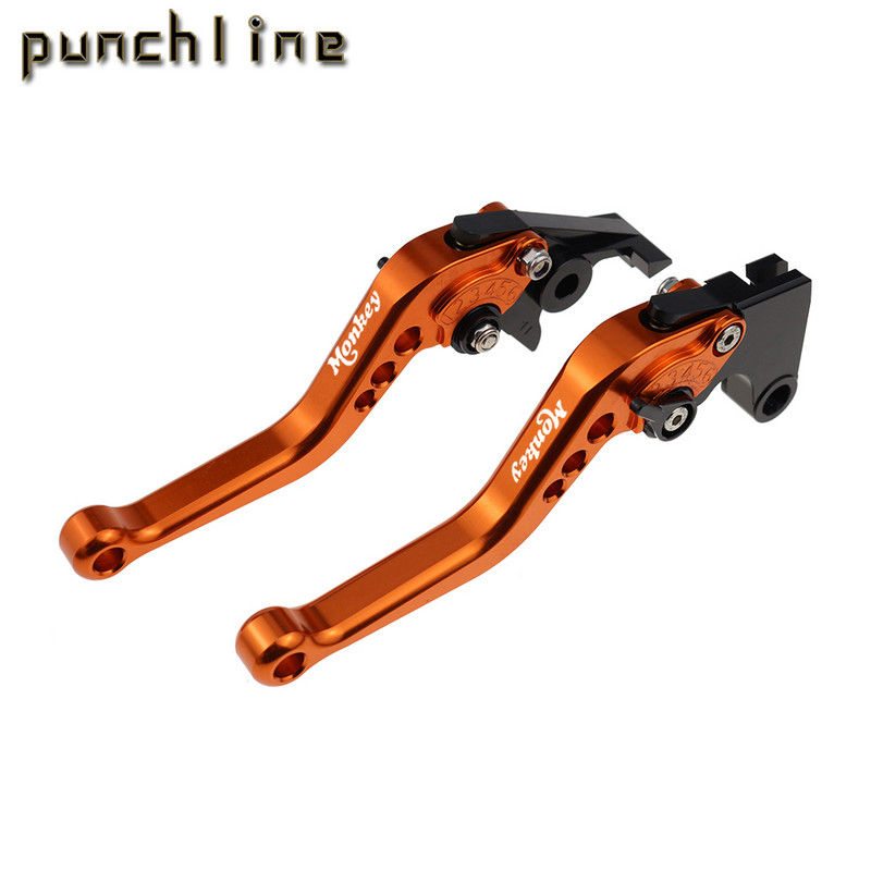 Potrivit pentru Monkey 125 Z125 2018-2022, manete scurte de ambreiaj de frână, accesorii CNC pentru motociclete, set de mânere reglabile