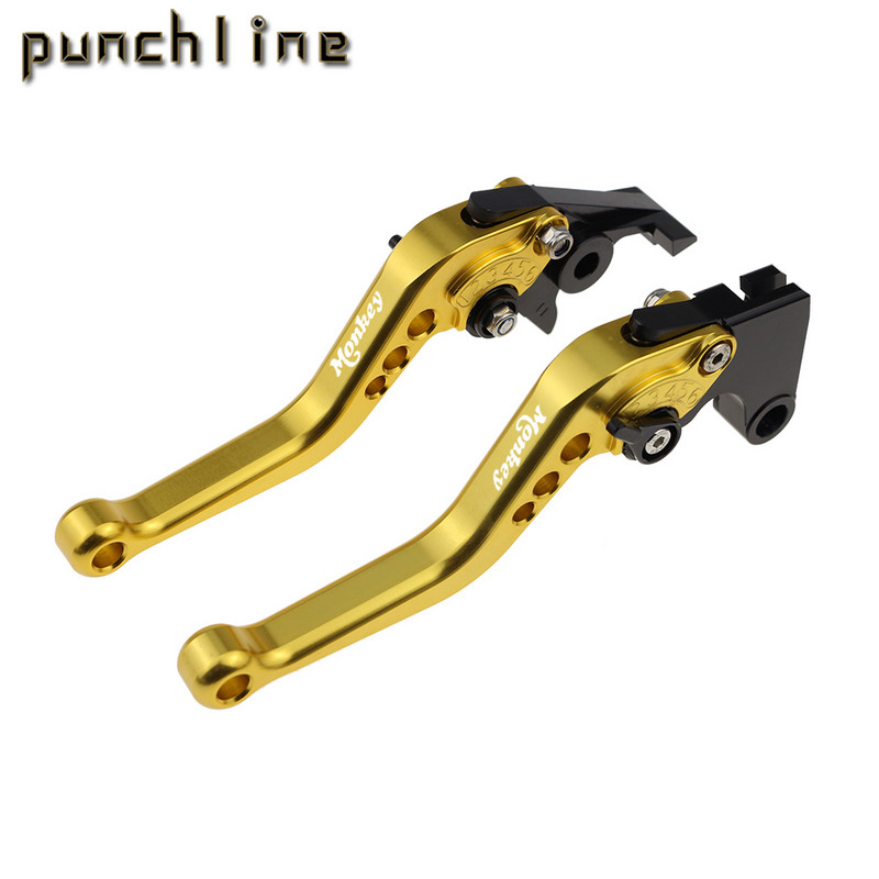 Potrivit pentru Monkey 125 Z125 2018-2022, manete scurte de ambreiaj de frână, accesorii CNC pentru motociclete, set de mânere reglabile