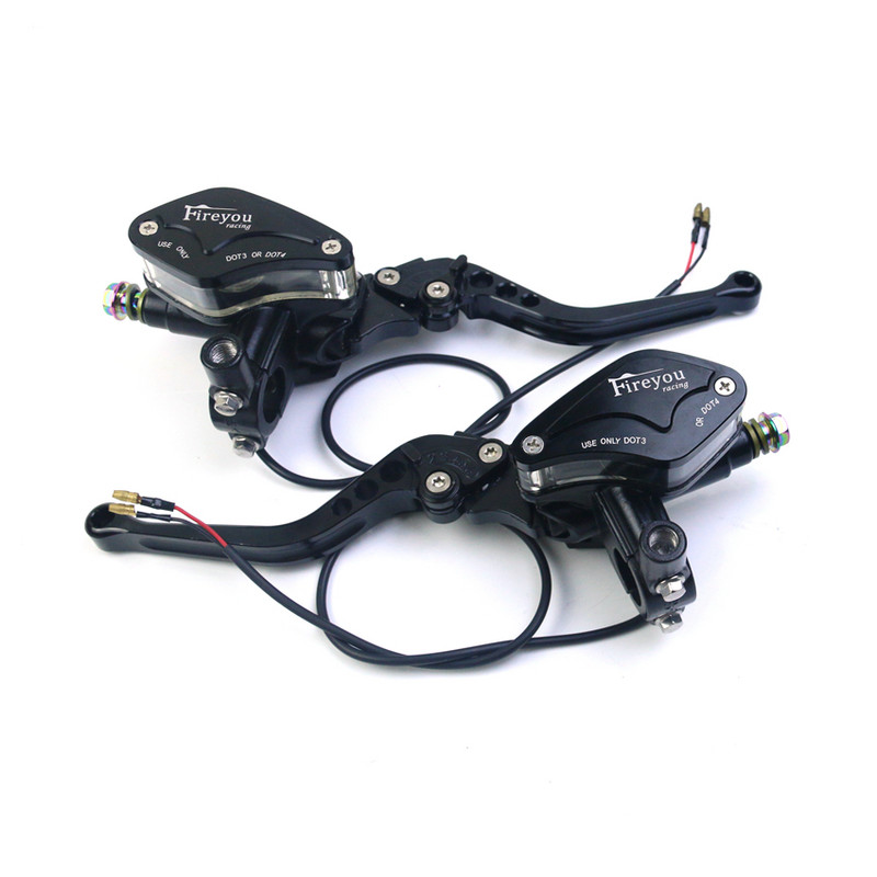 Páka nádržky hydraulickej kvapaliny hlavného brzdového valca spojky Moto 22 mm 7/8" pre K1200R Honda GROM DIO Repsol Dot MT03 Zobraziť Grom