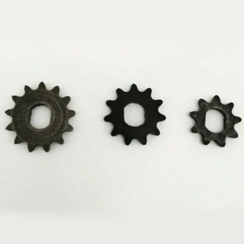 Elektriline tõukeratas Universaalne metallist hammasratas Quad Buggy Tooth 9T/11T/13T mustad ketid mootor D-silma käigukasti mootor