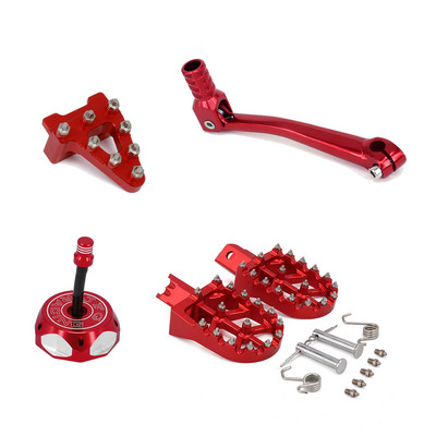Lábszár támasztékok Lábszár Fékpedál Lépéscsúcs Váltókar Váltókar Gáz üzemanyagtartály sapka fedél HONDA CRF50 XR50 KAYO SDG SSR Xmotorhoz