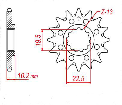 520 13T 14T 15T Predné ozubené koleso pre motocykel Suzuki LT250 DR250 RM250 RMX250 DR-Z250 GSF250 TSX250 DR350 DRZ400 RGV250 SG350