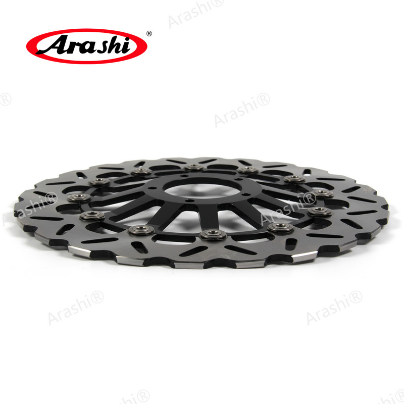 Arashi 1 pereche de rotoare de disc de frână față pline plutitoare pentru DUCATI DESMOSEDICI RR 1000 2008 2009 1000RR Disc de motocicleta
