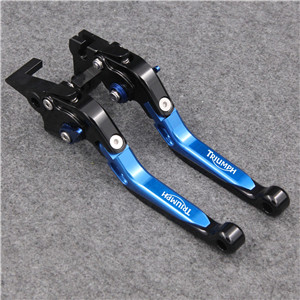 RiderJacky Pârghii de ambreiaj Frâne Motociclete Extensibile Pliabile Pentru TRIUMPH BONNEVILLE T120/Negru 2016-2018 2017
