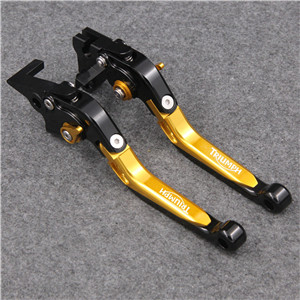 RiderJacky Pârghii de ambreiaj Frâne Motociclete Extensibile Pliabile Pentru TRIUMPH BONNEVILLE T120/Negru 2016-2018 2017