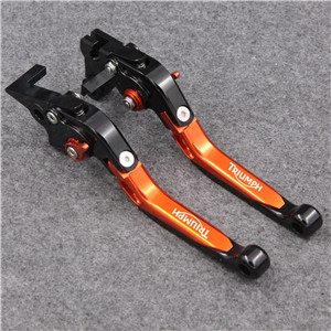 RiderJacky Pârghii de ambreiaj Frâne Motociclete Extensibile Pliabile Pentru TRIUMPH BONNEVILLE T120/Negru 2016-2018 2017