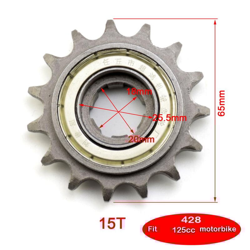 Ozubené koleso predného pohonu motocykla 420 428 Palivo benzín úsporné pre motocykel 90cc 110cc 125cc