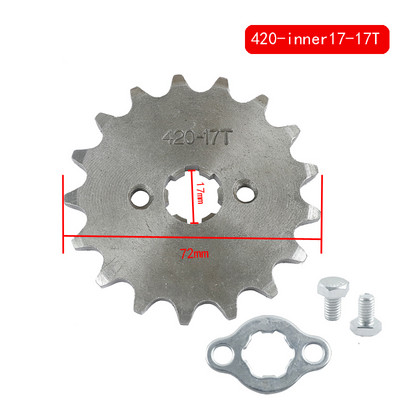 420# 17 mm 20 mm 17 18 19 zubov predného ozubeného kolesa pre Dirt Pit Monkey Dax Bike Go Kart ATV Quad Motocykel