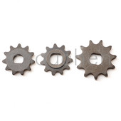 1 vnt. 25H/T8F 11T 10 mm/8 mm, skirtas 2 taktų 49 CC VARIKLIUI Mini kišeninė dviračio priekinė žvaigždutė