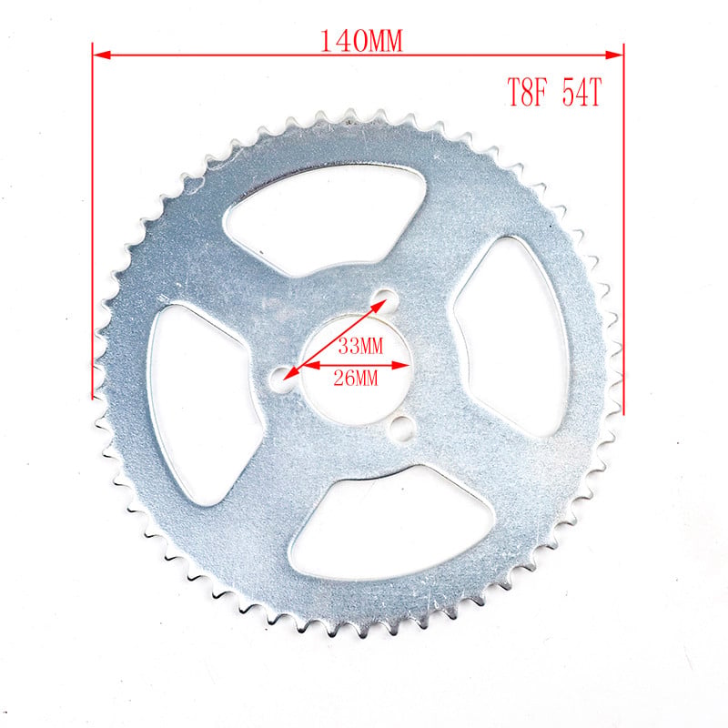 Baduglobal.ro T8F Pinion spate lanț 35 44 54 64 74 Dinți 35T 44T