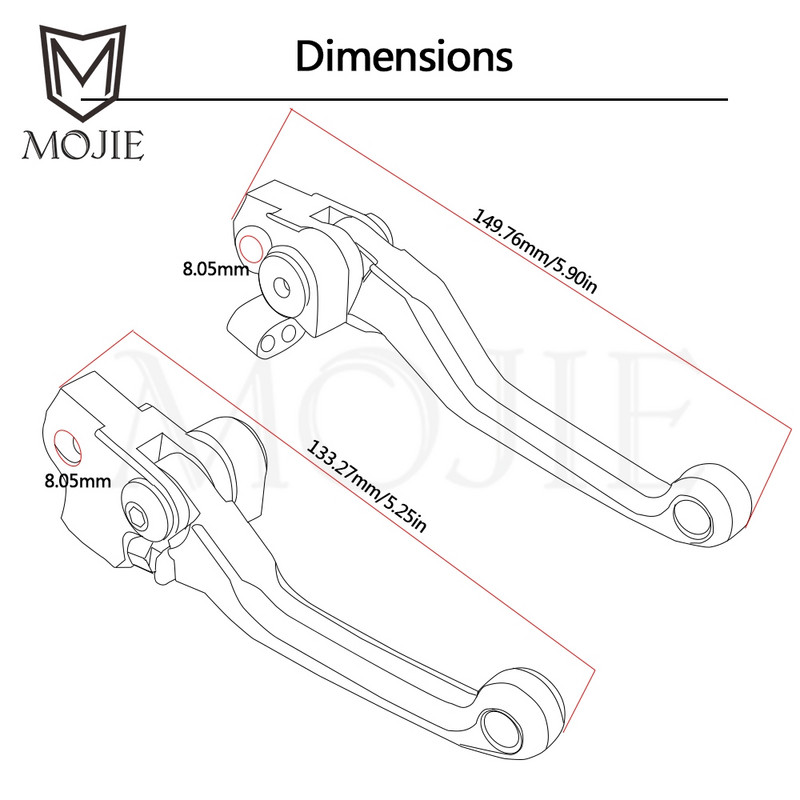Pre Honda CR125R 1992-2003 1993 1994 1995 1996 1997 CR 125R 125 R 2004-2007 CNC otočné brzdové spojkové páky Dirt Bike Motocross