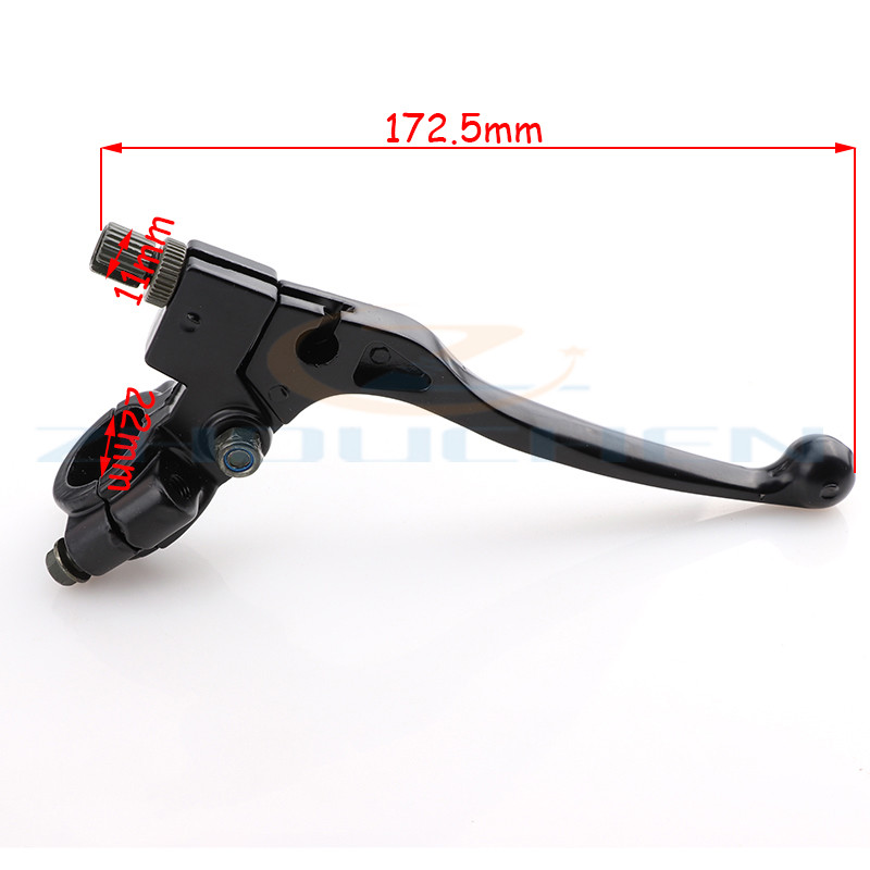 7/8 '' 22 mm zliatinová páka spojky, ľavá rukoväť pre RM80 RM85 RM100 RM125 RM250 Pit Dirt Motor Bike MX Motocykel Motokros