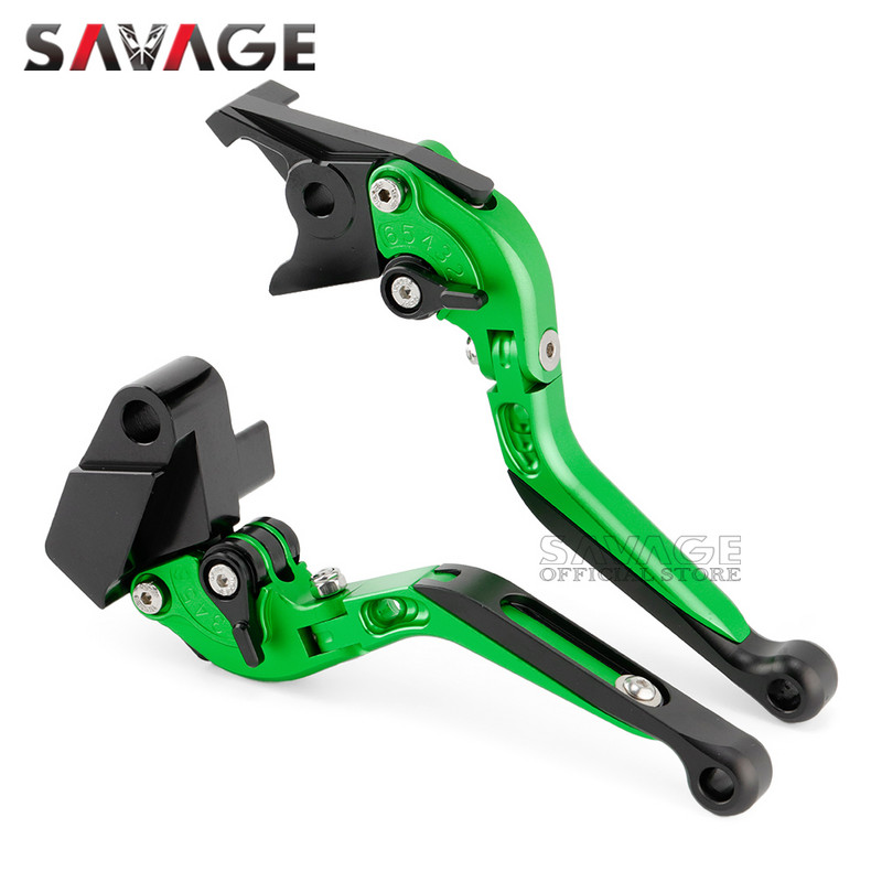 Skladacie brzdové a spojkové páky pre motocykle KAWASAKI NINJA 400 300 250/R/SL VERSYS-X Z250 Z300 Z400 Z125/PRO, výsuvné rukoväte