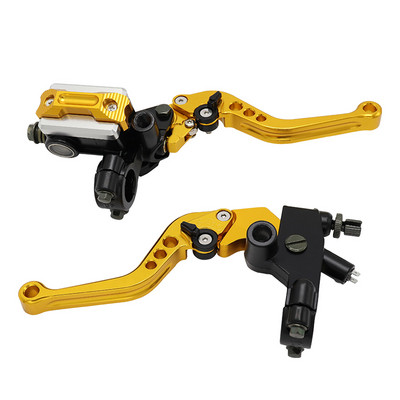 CNC páky motocyklových brzdových spojok, hydraulické predné hlavné valce, rukoväť motocykla pre skúter, vrecko na motokros, dirt pit bike