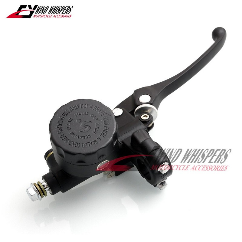7/8" 22MM motocyklová hydraulická brzdová páka, nádržka hlavného brzdového valca, spojková páka pre Honda Yamaha Suzuki Kawasaki CB400SS CB600 CB900