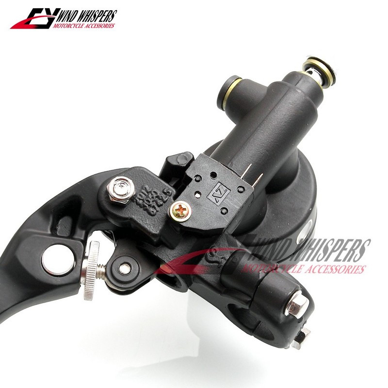 7/8" 22MM motocyklová hydraulická brzdová páka, nádržka hlavného brzdového valca, spojková páka pre Honda Yamaha Suzuki Kawasaki CB400SS CB600 CB900