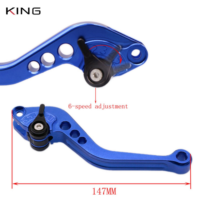Vhodné pre brzdové páky MT-125 2014-2017 pre príslušenstvo motocykla MT 125, krátke spojkové páky.