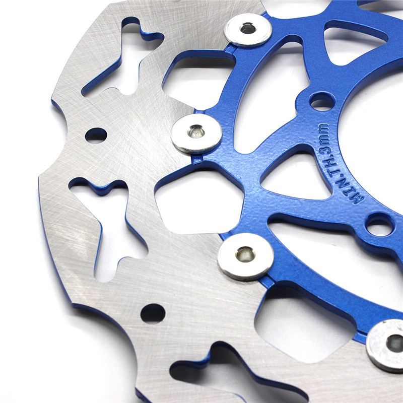 Pre motocyklové predné brzdové kotúče Yamaha FZ16 2013-2018, rotor 300 mm z nehrdzavejúcej ocele, plávajúci plavákový brzdový kotúč pre motocykle