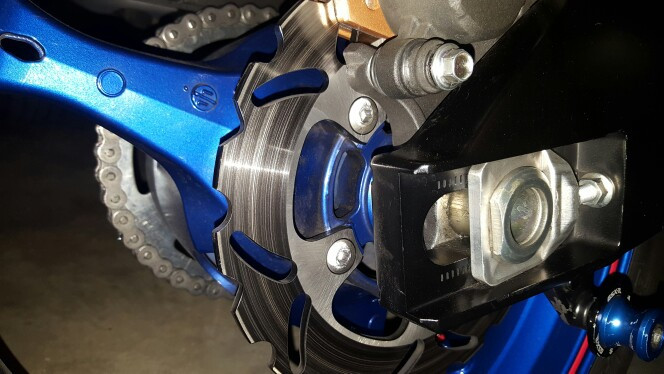 BIKINGBOY pre Suzuki GSXR 600 750 2004 2005 GSX-R 1000 01 02 03 04 05 06 K1 K2 K3 K4 K5 K6 Zadný brzdový kotúč + sada doštičiek