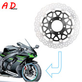 1db Motorkerékpár első féktárcsa Rotor Kawasaki ZX-6R NINJA 636 ZX6R Z800 Z1000 ZX-10R ZX10R GTR 1400 ZZR 1400 ABS-hez
