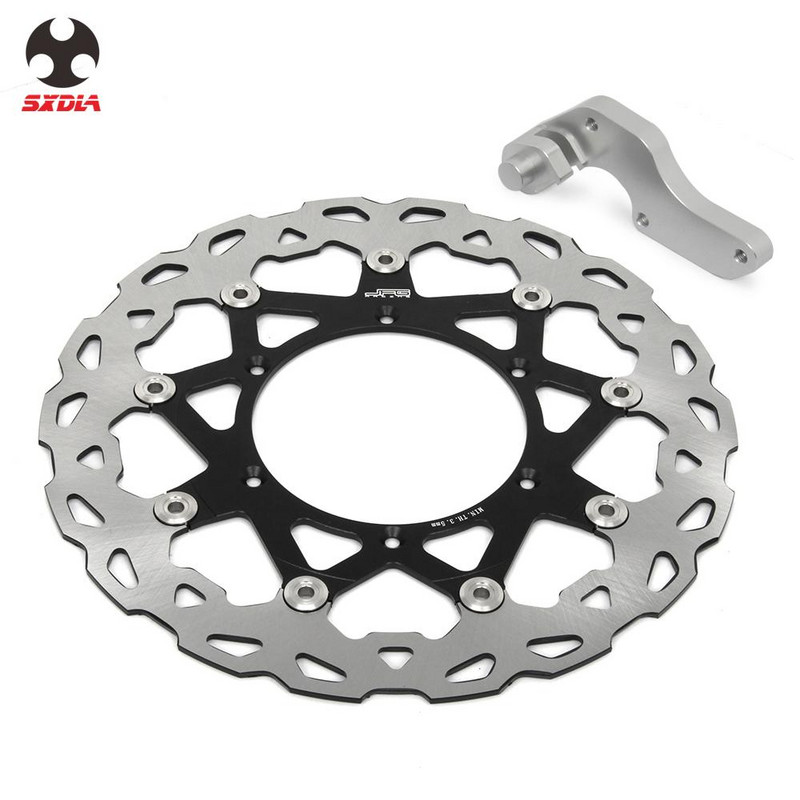 Pre motocykel YAMAHA YZ WR 125 250 WR250F WR400F YZ400F YZ426F WR450F 1998-2015, plávajúce brzdové kotúče s rotorom 320 mm s držiakom