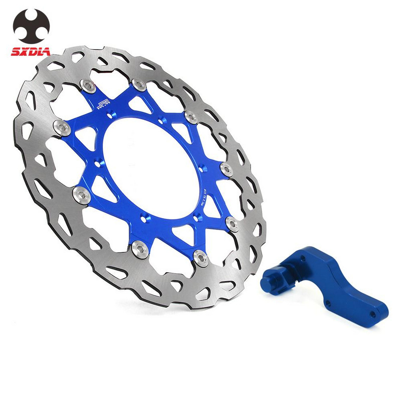 Pre motocykel YAMAHA YZ WR 125 250 WR250F WR400F YZ400F YZ426F WR450F 1998-2015, plávajúce brzdové kotúče s rotorom 320 mm s držiakom