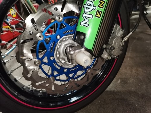 BIKINGBOY Predné a zadné brzdové kotúče, držiak rotorov pre Yamaha YZ250F YZ450F 08 09 10 11 12 13 14 15 YZF 250 YZ-F 450 320 mm