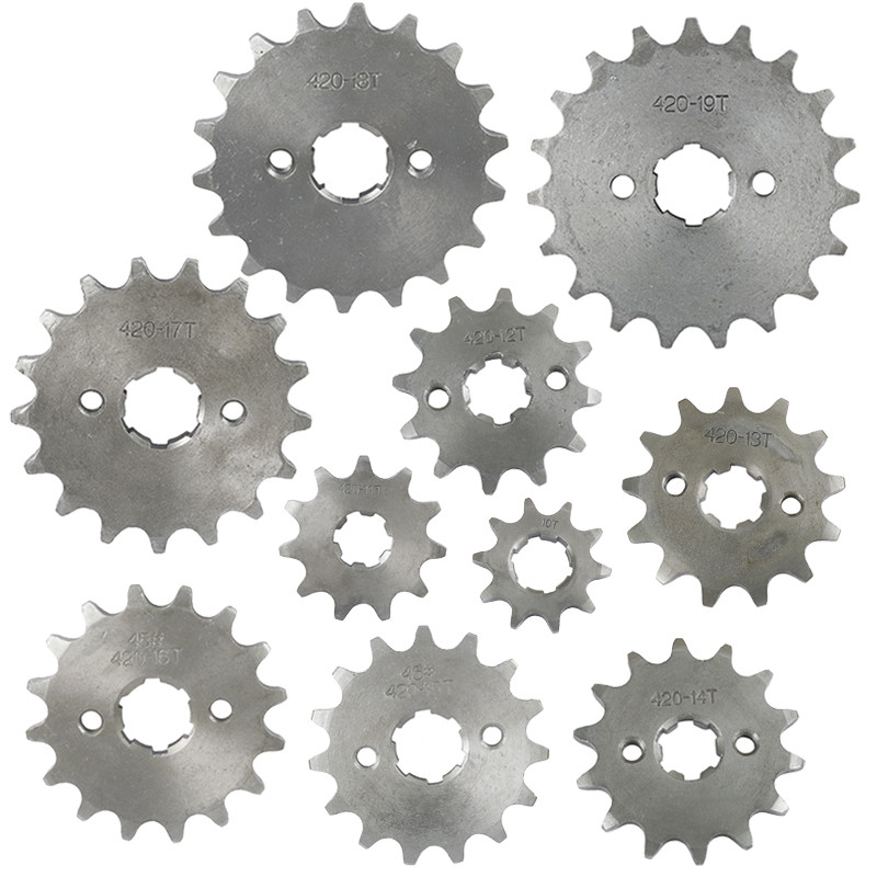 Mootorratta ketiratas 20mm 10T 11T 12T 13T 14T 15T 16T 17T 18T 19T hambad 50cc 70cc 90cc 110cc esimootori 420 ketiratas