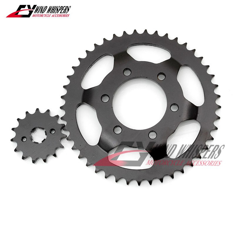 Predné a zadné ozubené kolesá pre motocykle Yamaha XT225 XT 225 D, E, F, L, MN, P, R, S, T, V, W Serow 225 1992-2007 (veľkosť reťaze 15T/45T: 428)