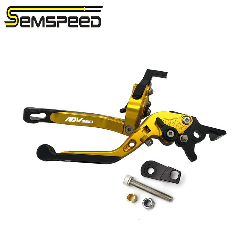 Parkovacie páky SEMSPEED Fit ADV350 pre Honda ADV350 ADV 350 2021 2022 2023 CNC motocykel nastaviteľná skladacia brzdová spojková páka