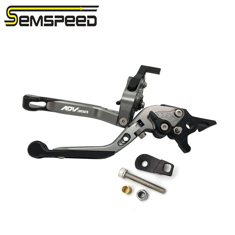 Parkovacie páky SEMSPEED Fit ADV350 pre Honda ADV350 ADV 350 2021 2022 2023 CNC motocykel nastaviteľná skladacia brzdová spojková páka
