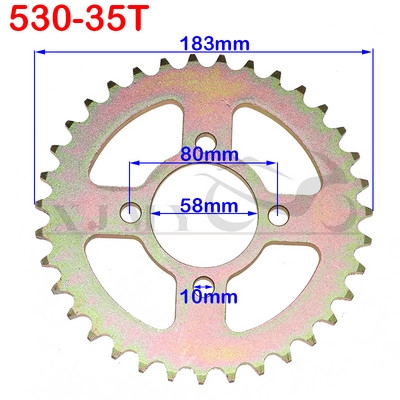 1 TK 530 ketid 28T/31T/32T/35T/37T/40T/41T/45T ATV Quad Pit Dirt Bike Buggy Go Kart mootorratta mootorile