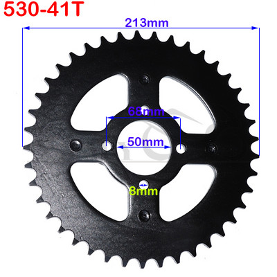 1 TK 530 ketid 28T/31T/32T/35T/37T/40T/41T/45T ATV Quad Pit Dirt Bike Buggy Go Kart mootorratta mootorile