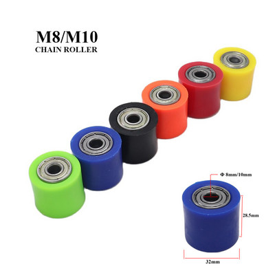 8 mm 10 mm hnacia reťaz, kladka, posúvač kolesa, napínač kolesa, vodidlo pre motocykel Pit Dirt Street Bike CRF YZF KLX RMZ EXC