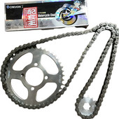 D04 Motocykel 428H Články Prevodová reťaz 14T 42T Zúbkované ozubené koleso pre Suzuki AX100 Zadná reťazová doska