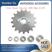 Wild Car Motocykel 428# 20mm 10T-19T Predné ozubené koleso motora pre KAYO BSE SSR SDG Dirt Bike ATVGo Moped Diely